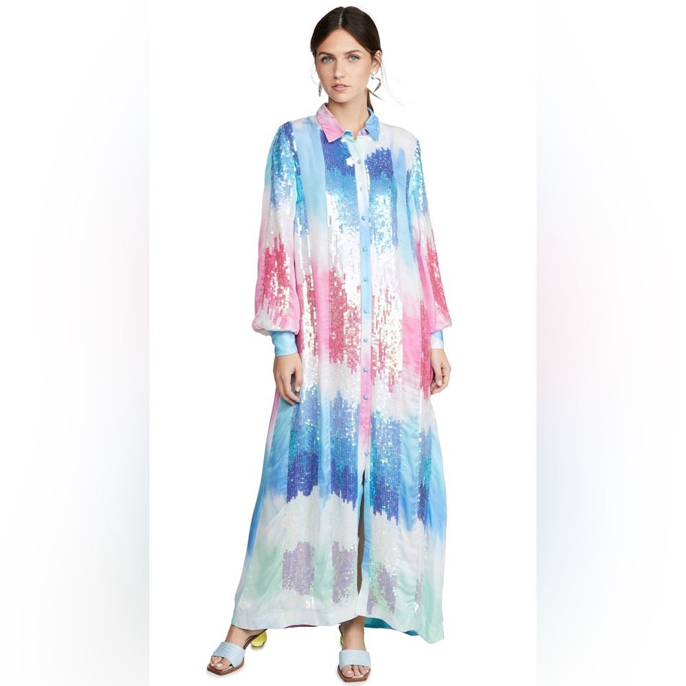 Retrofete Dessa Dress Unicorn Dip Dye Small NWT
